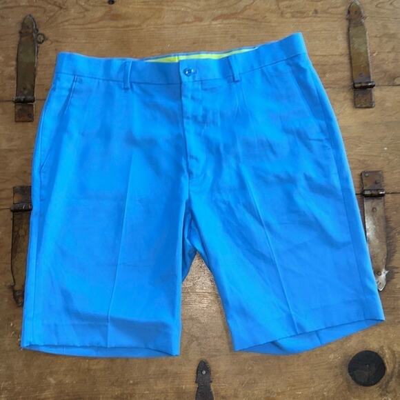 Louis Raphael Golf Bermuda Mens Blue Shorts Size 36 - Picture 1 of 7